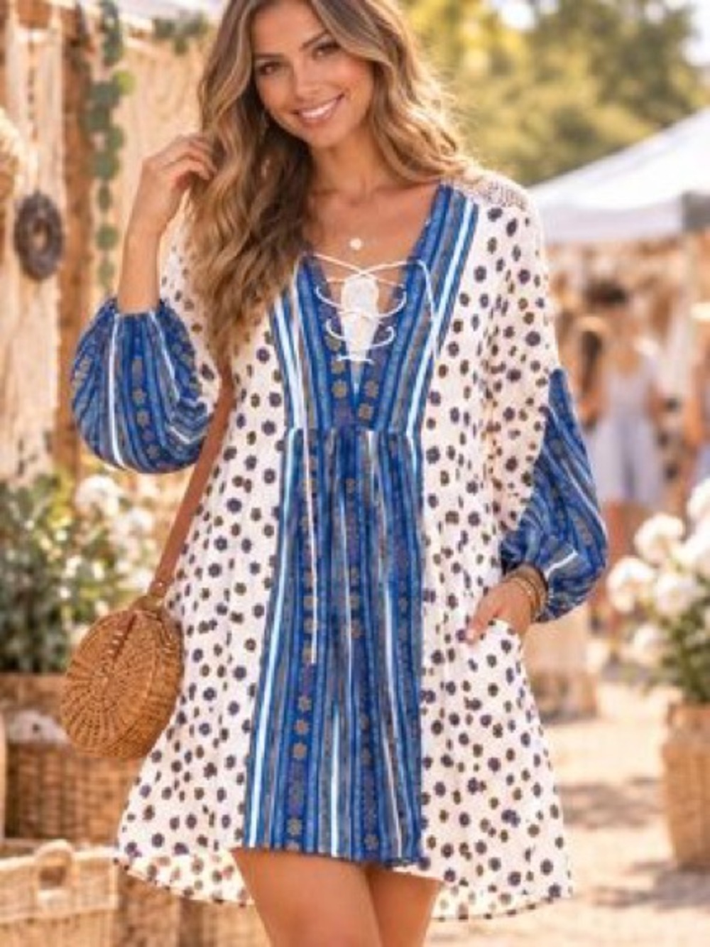 Free People Rain or Shine Tunic Dress.